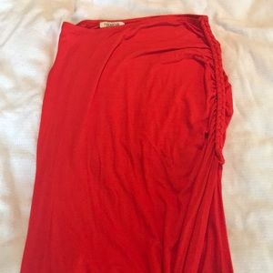 Long red skirt. NWOT